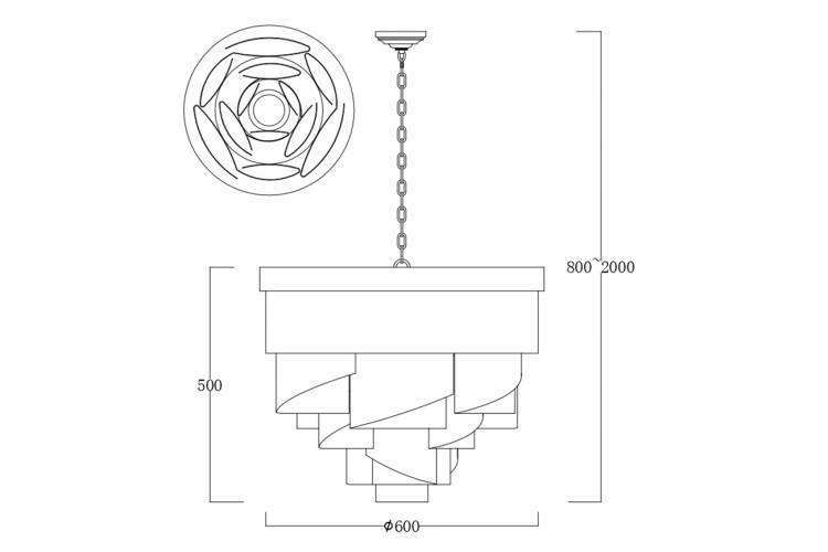Люстра "Niagara" d.60см (TT-00013011)