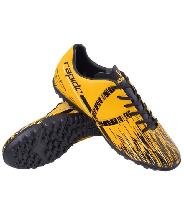 БЕЗ УПАКОВКИ Бутсы многошиповые Rapido TF Yellow/black (2133478) БЕЗ УПАКОВКИ Бутсы многошиповые Rapido TF Yellow/black (2133478)