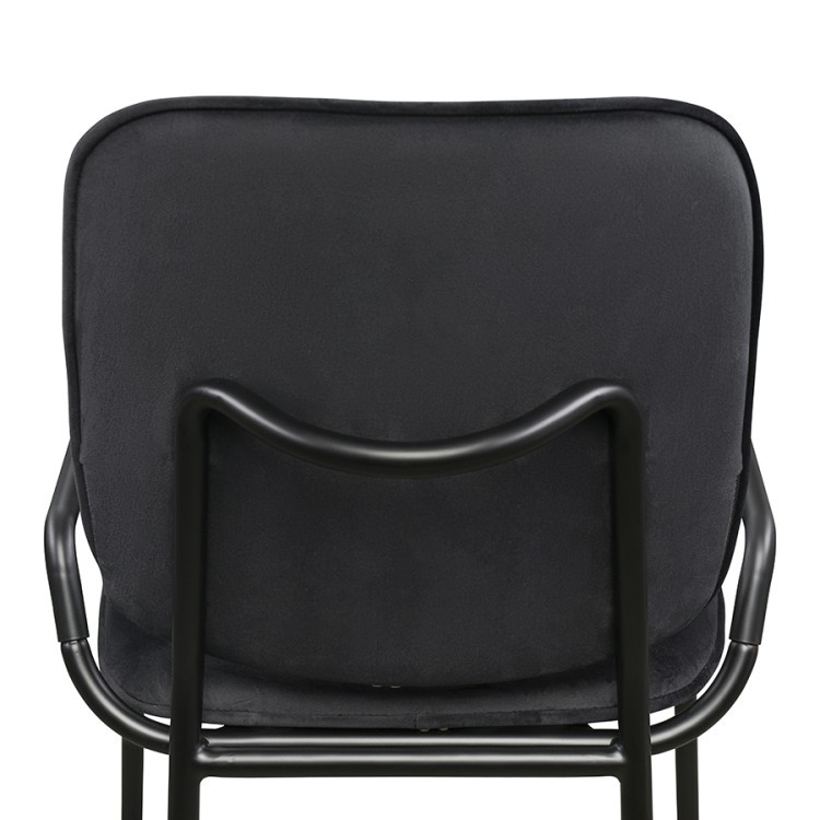 Стул ror, double frame, велюр, черный /черный (74429) Стул ror, double frame, велюр, черный /черный (74429)