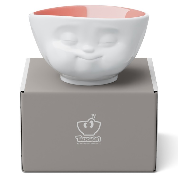 Чаша munching, 500 мл, белая/персиковая (78673)