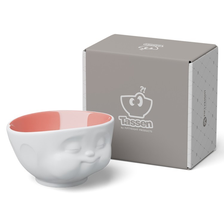 Чаша munching, 500 мл, белая/персиковая (78673)