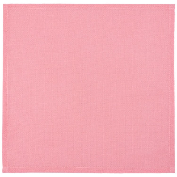 Комплект салфеток из 4х шт, "райский сад"40х40см,100%х/б ,белый+розовый SANTALINO (850-832-8)