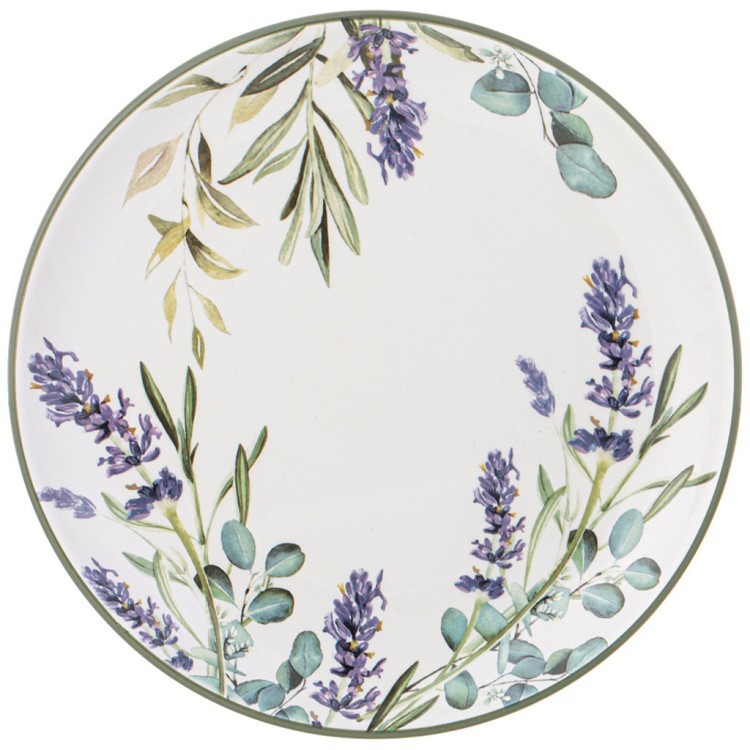 Тарелка закусочная agness "лаванда" 21*2,5 см Agness (358-2147)
