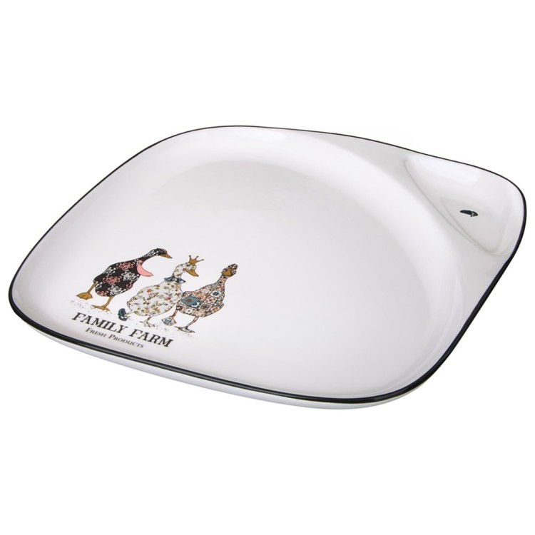 Тарелка обеденная lefard "family farm" 2 секции 26*2,5 см Lefard (263-1418)