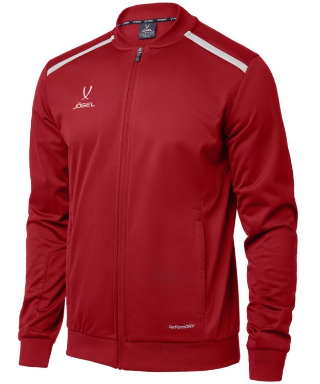 Олимпийка JÖGEL DIVISION PerFormDRY Pre-match Knit Jacket, красный (2107256)