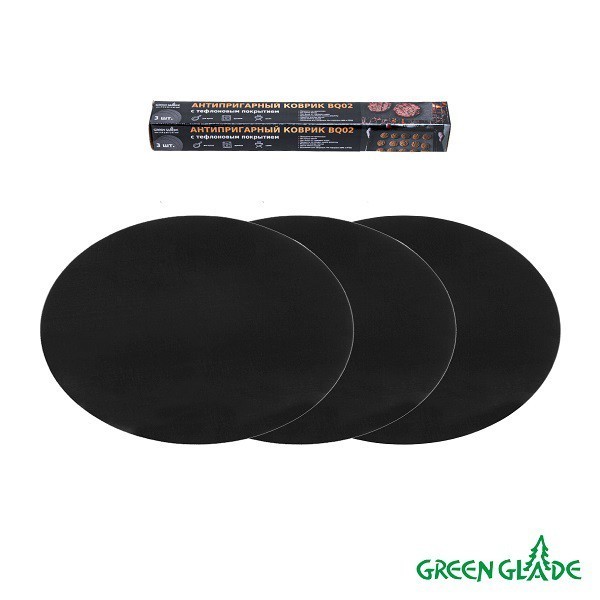 Набор антипригарных ковриков Green Glade для гриля 3 шт. D=30 см BQ02 (87442)