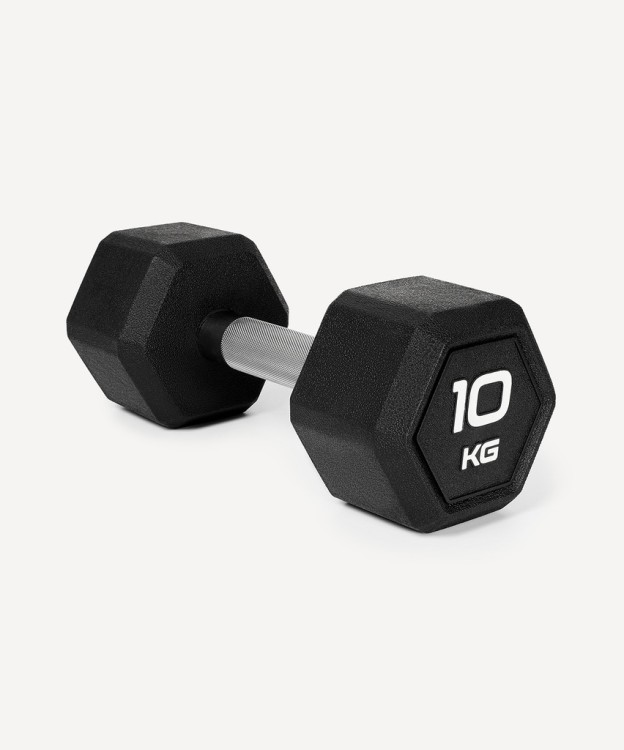 Гантель гексагональная DB-301PRO 10 кг, обрезиненная, черный (2115112) Гантель гексагональная DB-301PRO 10 кг, обрезиненная, черный (2115112)