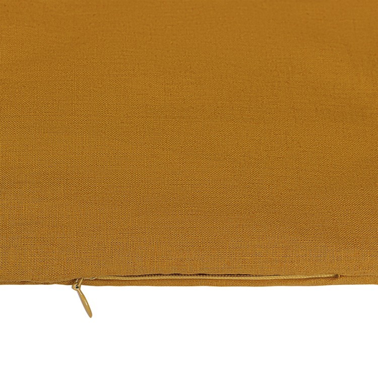 Комплект постельного белья изо льна и хлопка цвета карри из коллекции essential, 200х220 см (77130)
