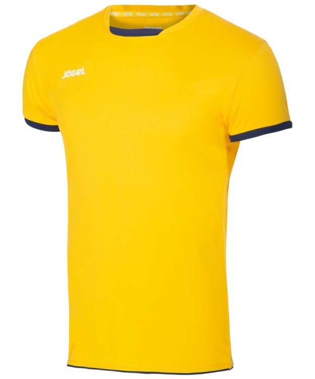 Футболка волейбольная JVT-1030-049 желтый/темно-синий (430246)
