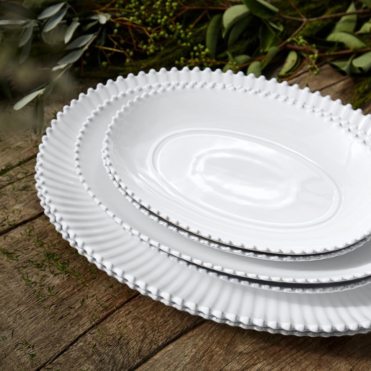 Блюдо PER302-WHI(PER302-02202F), керамика, white, Costa Nova Блюдо PER302-WHI(PER302-02202F), керамика, white, Costa Nova