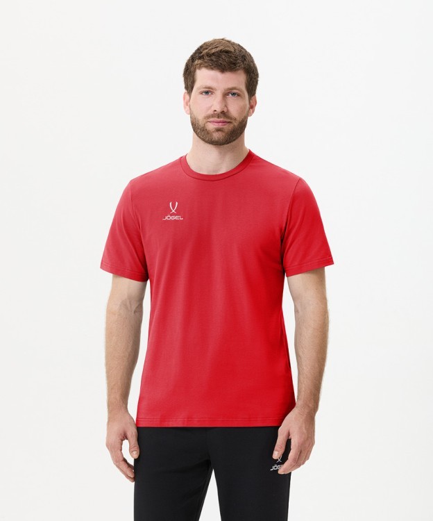 Футболка JÖGEL ESSENTIAL Cotton Tee, красный (2118407)