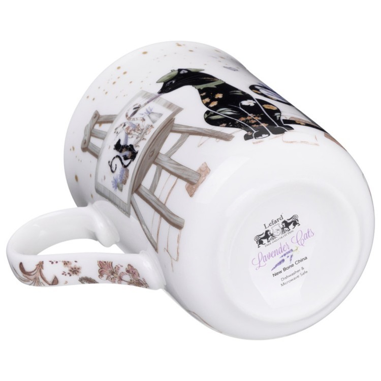 Кружка lefard "лавандовые коты" 330 мл Lefard (425-178)
