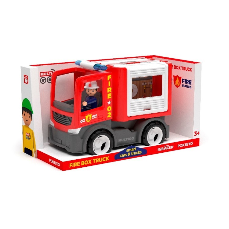 Пожарная машина для команды с водителем игрушка 22 см (27281EF-CH)