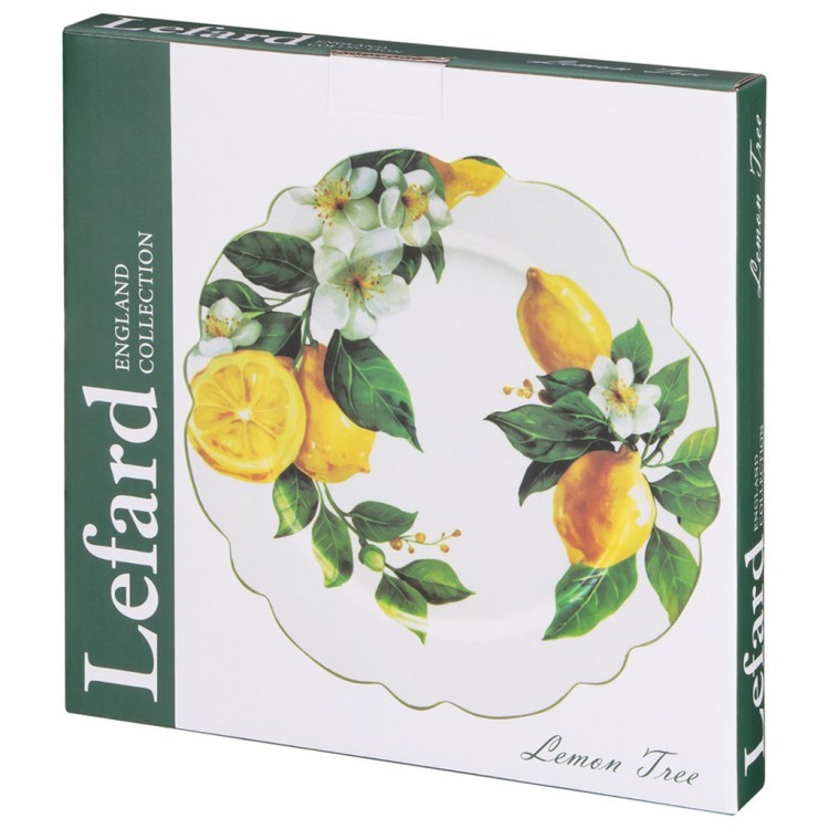 Тарелка закусочная lefard "лемон три" 23*2 см Lefard (358-2395)