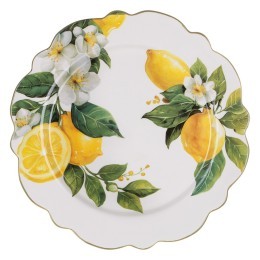 Тарелка закусочная lefard "лемон три" 23*2 см Lefard (358-2395)