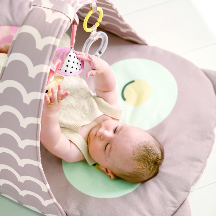 Серия Пастель - Развивающий коврик для новорожденных "Совушка" (E8535_HP)