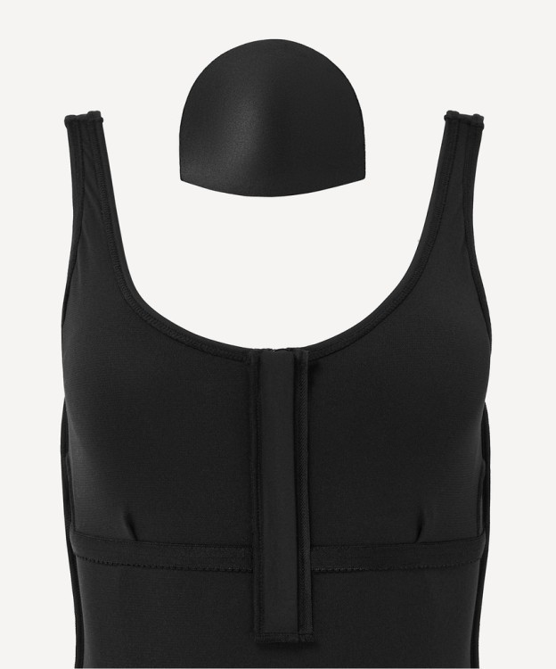 Купальник для плавания 25DEGREES Zip Black, полиамид (1589524)