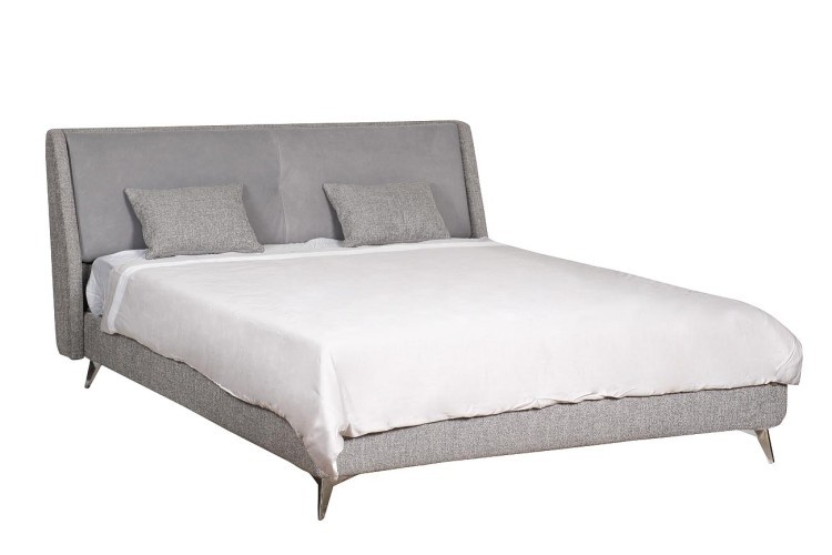 Кровать Michelle 160cм 4 кат, ткань+кожа (TT-00004390)