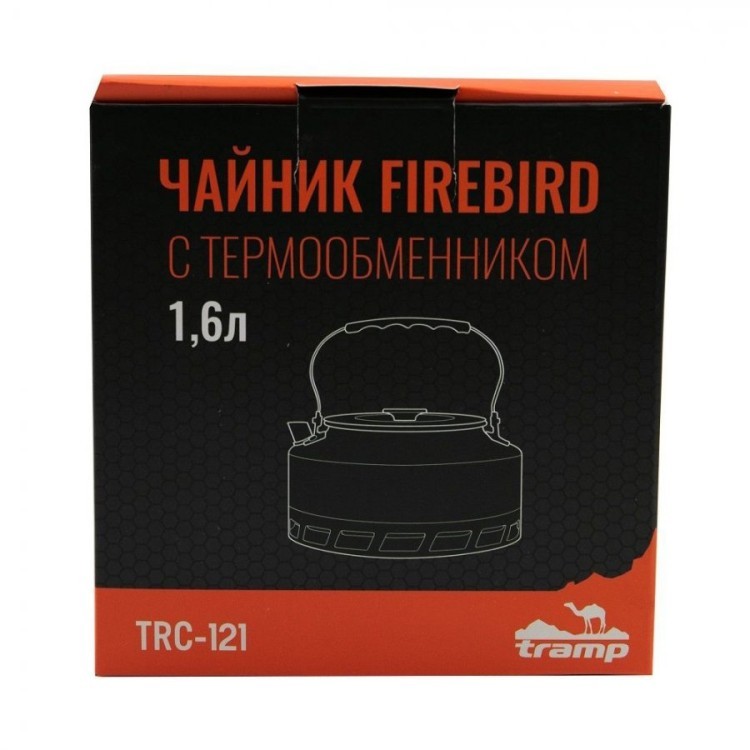 Чайник походный Tramp Firebird 1,6л c термообменником TRC-121 (74481)