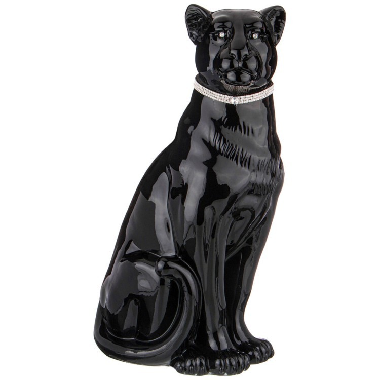 Декоративное изделие "черная пантера " 49*32*75 см Ceramiche Boxer (293-099)