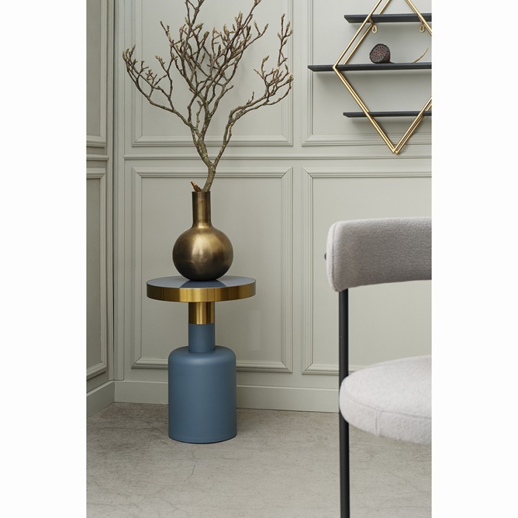 Столик журнальный froud, D35 см, синий (75318) Столик журнальный froud, D35 см, синий (75318)