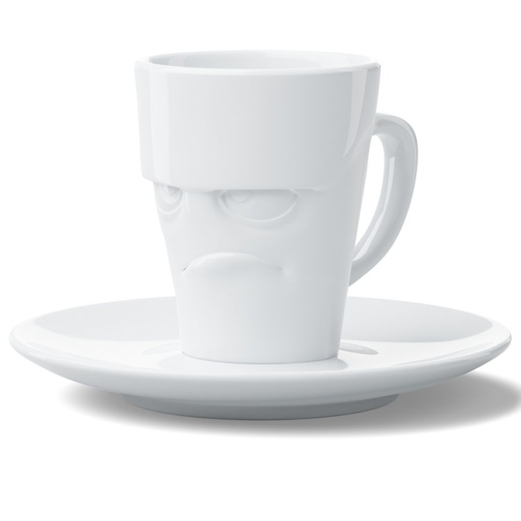 Кофейная пара grumpy, 80 мл, белая (79889)