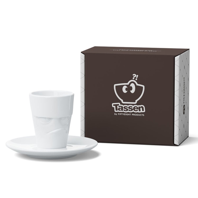 Кофейная пара grumpy, 80 мл, белая (79889)