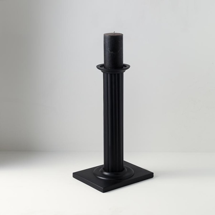 Подсвечник nels, 25 см, черный (78216)