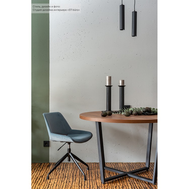 Подсвечник nels, 25 см, черный (78216)