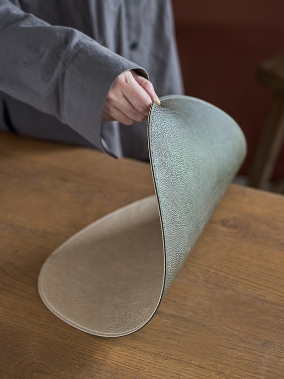 Салфетка сервировочная drop, 33х41 см, зеленая/бежевая (80094)