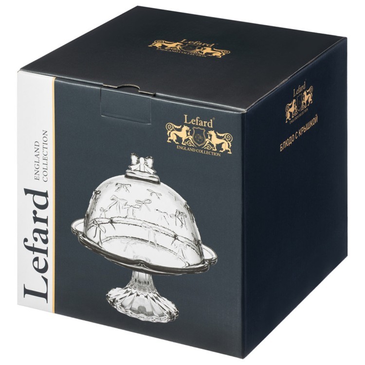 Блюдо "venezia" с крышкой на ножке 20*22 см Lefard (691-181)