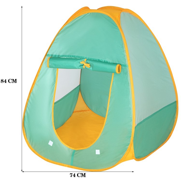 Детская игровая палатка "Набор Туриста" с набором для пикника 5 предметов: лампа, аптечка, бинокль, лопатка, мультиприбор (свисток, фонарик, компас) (G209-005)