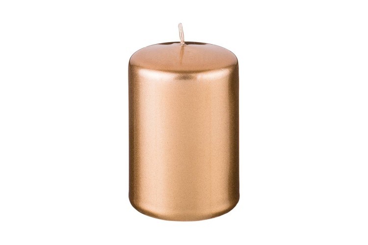 Свеча d5,8*9 см золотой металлик (TT-00015269)