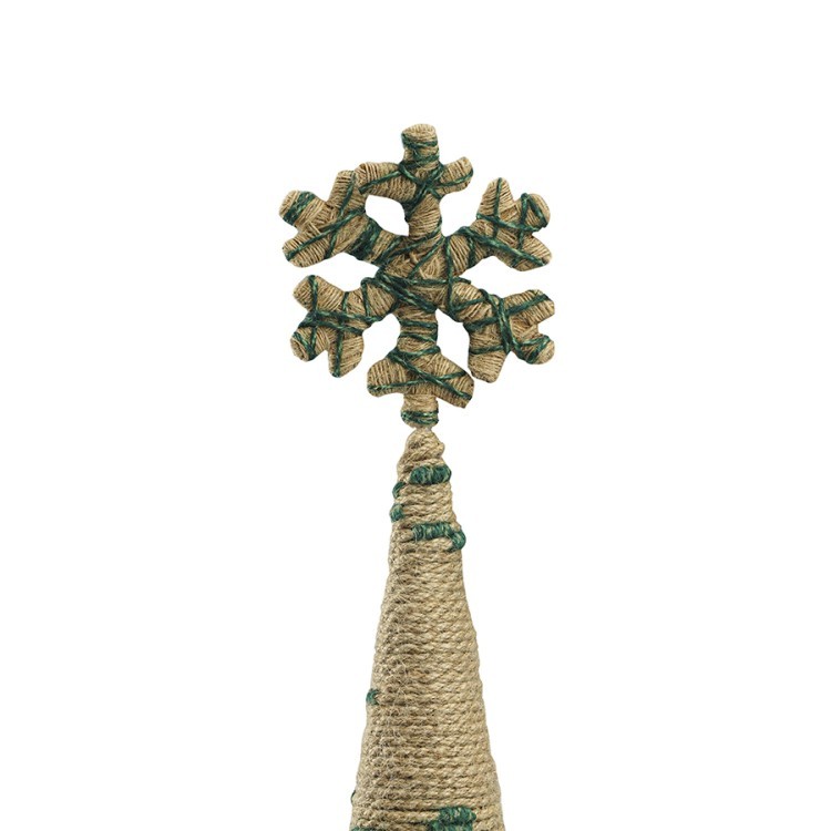 Декор новогодний knitted christmas из джута и гофрированного картона из коллекции new year essential, зеленый (76821) Декор новогодний knitted christmas из джута и гофрированного картона из коллекции new year essential, зеленый (76821)