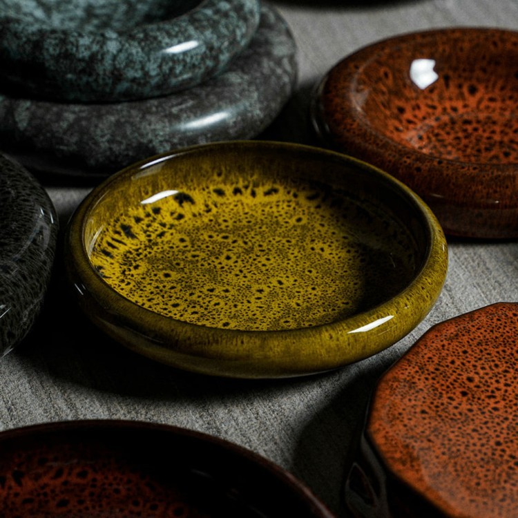 Тарелка E745-O-06004/8, 21, керамика, gold, ROOMERS TABLEWARE Тарелка E745-O-06004/8, 21, керамика, gold, ROOMERS TABLEWARE