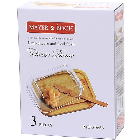 Масленка стекло-бамбук с ножом МВ (30668) Масленка стекло-бамбук с ножом МВ (30668)