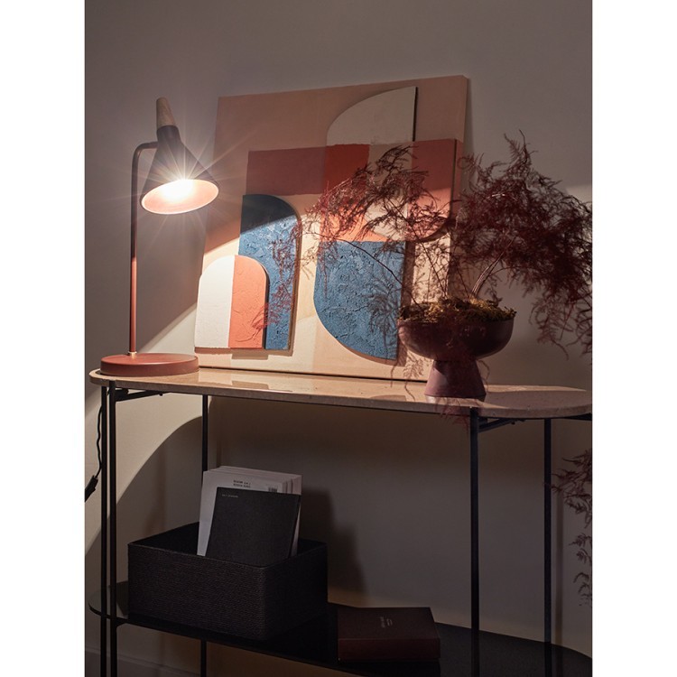 Лампа настольная thor, D21х58 см, сливовая (76867)