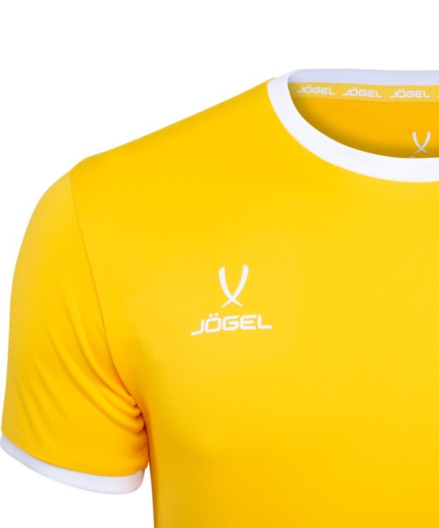 Футболка футбольная JÖGEL CAMP Origin, желтый/белый, детский (702159) Футболка футбольная JÖGEL CAMP Origin, желтый/белый, детский (702159)