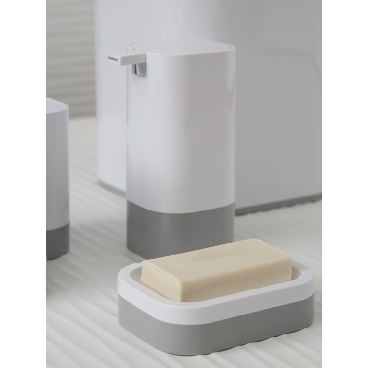 Диспенсер для жидкого мыла tyer, 430 мл, белый/серый (75838)