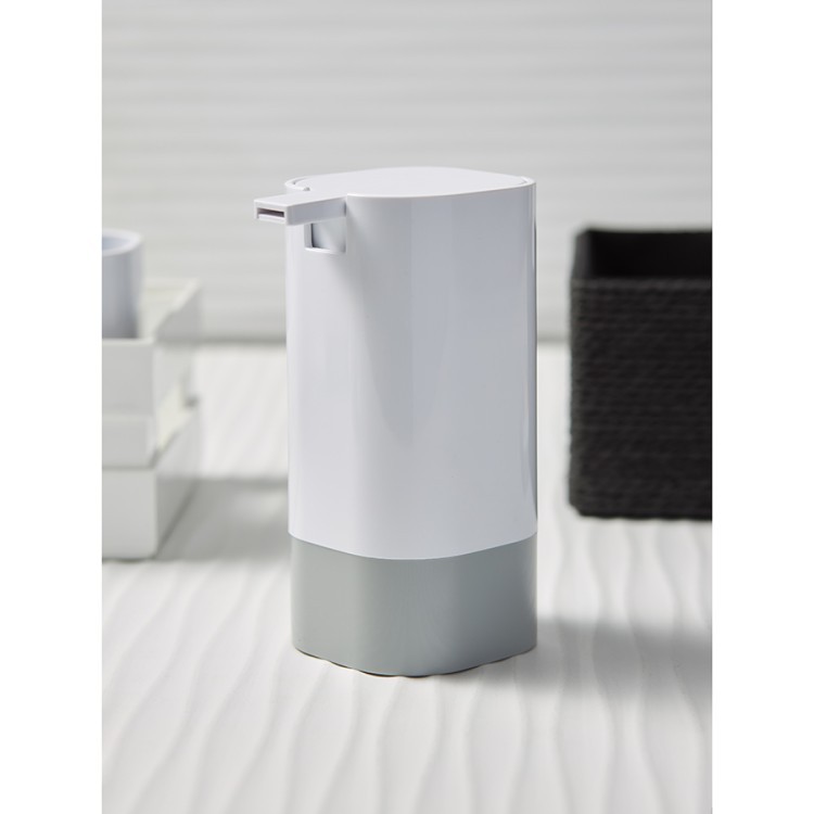 Диспенсер для жидкого мыла tyer, 430 мл, белый/серый (75838)