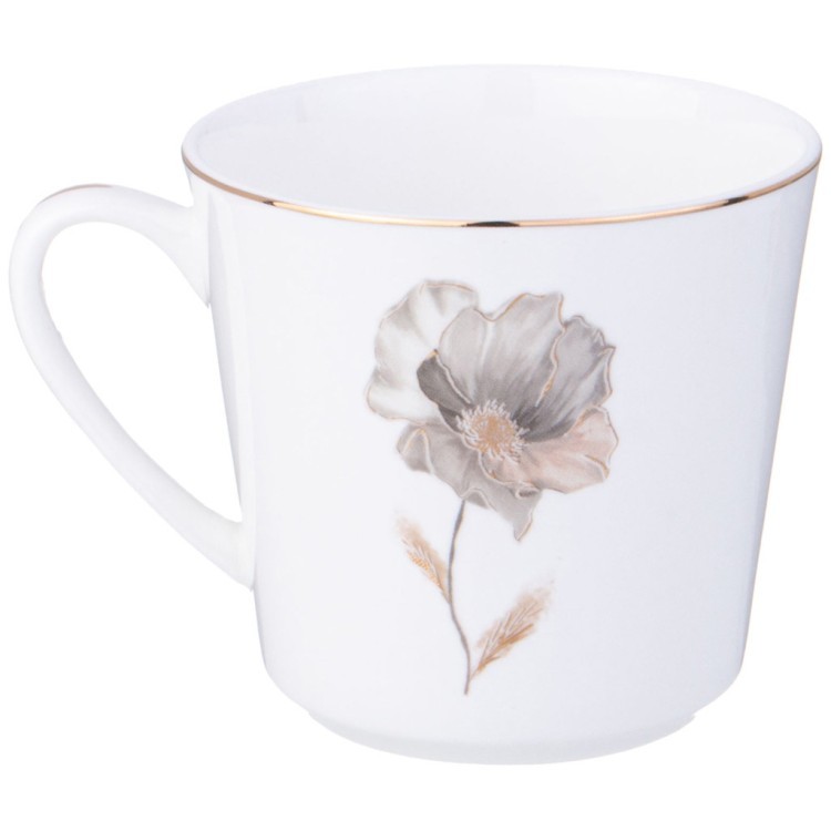 Кофейный набор lefard "inspiration" золотой цветок на 2 пер. 4 пр. 220 мл Lefard (422-127)