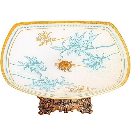 Фруктовница 30 см, стекло (424-1)