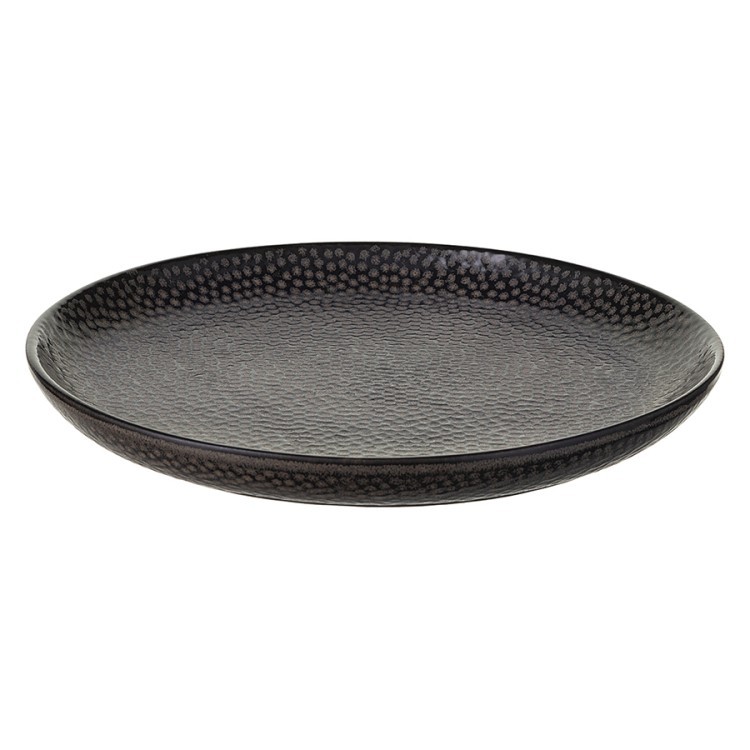 Набор тарелок dots, D21 см, черные, 2 шт. (74075)