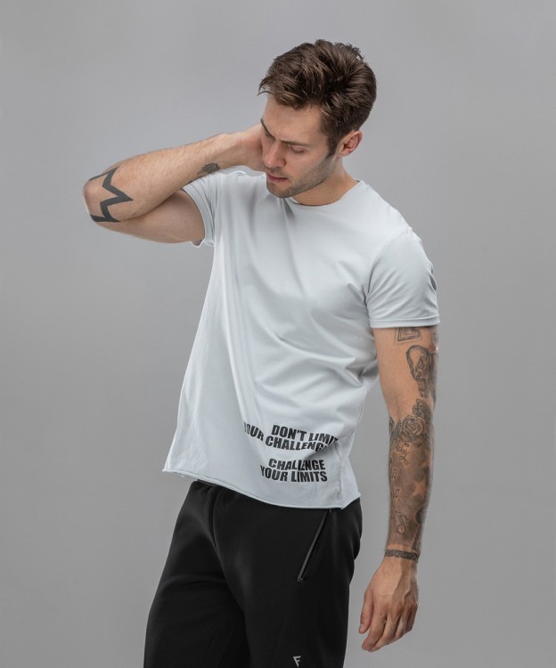 Мужская футболка Flaunt FA-MT-0104-GRY, серый (509243)
