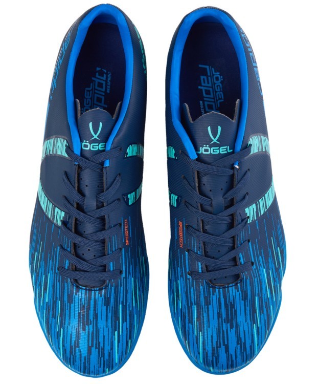 БЕЗ УПАКОВКИ Бутсы многошиповые JÖGEL Rapido TF Navy/blue (2132750)