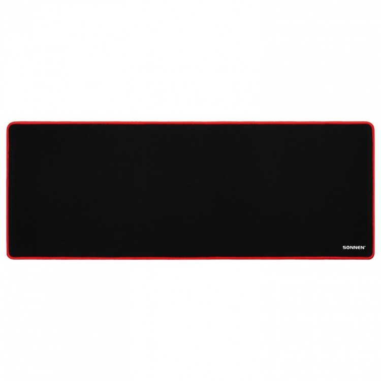 Коврик компьютерный для мыши SONNEN BLACK TITAN XL 800x300x3 мм черный 513615 (1) (94394)