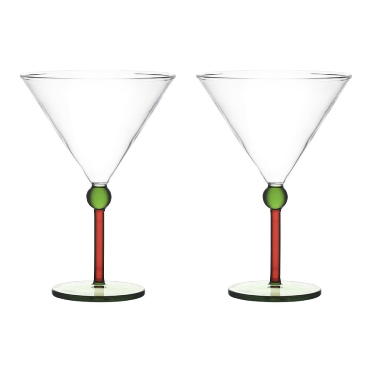 Набор креманок orb, 260 мл, зеленый/красный, 2 шт (79563)