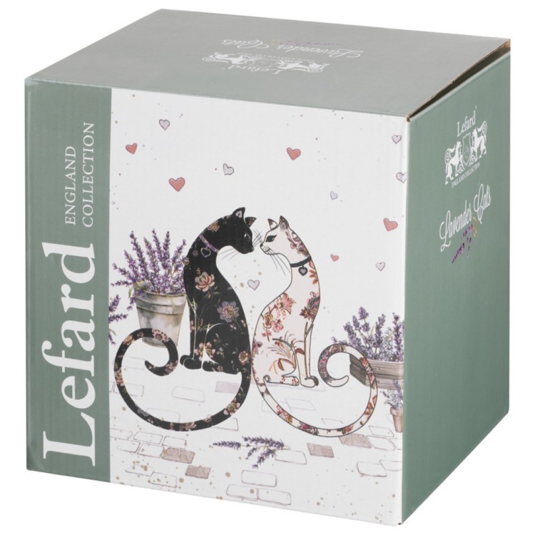 Чайный набор lefard "лавандовые коты" на 2 пер. 4 пр.  275 мл Lefard (425-172)