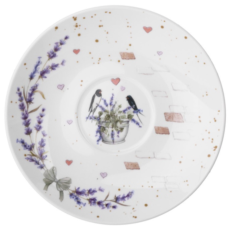 Чайный набор lefard "лавандовые коты" на 2 пер. 4 пр.  275 мл Lefard (425-172)