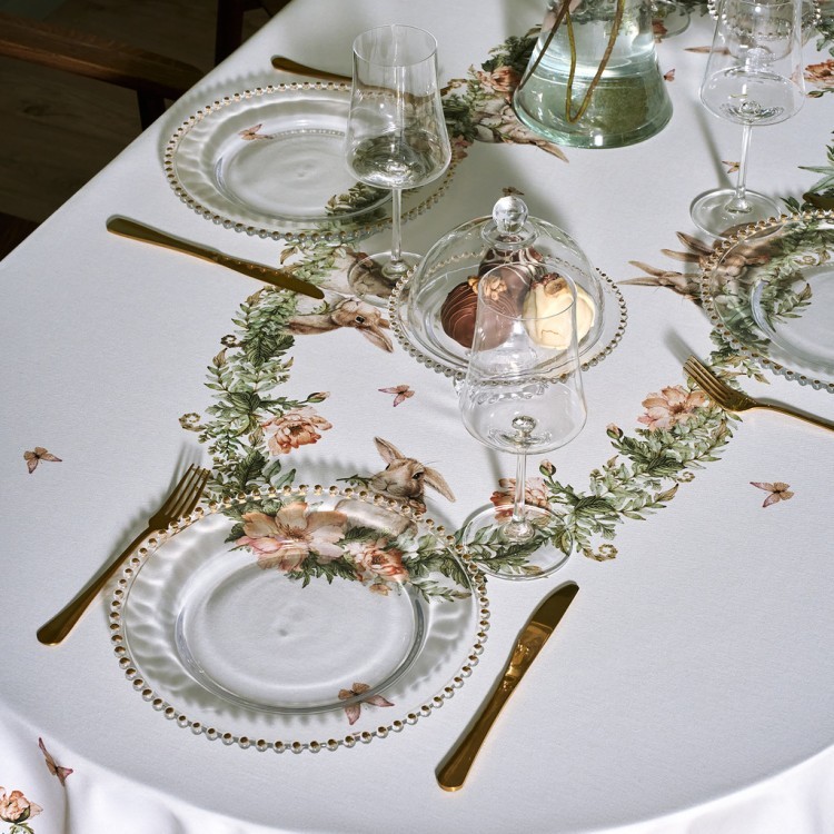 Скатерть овальная "sense",160х220см, 100% хлопок, твил c пропиткой (850-753-41) 